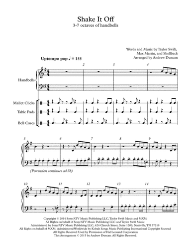 Shake It Off (arr. Andrew Duncan)