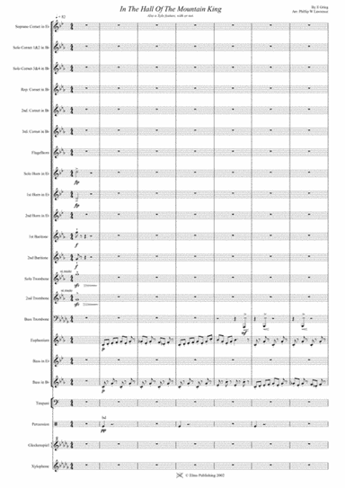 In The Hall Of The Mountain King. Edvard Grieg (arr. Phil Lawrence)