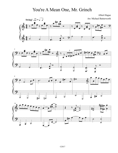 You're A Mean One, Mr. Grinch (arr. Michael Butterworth)