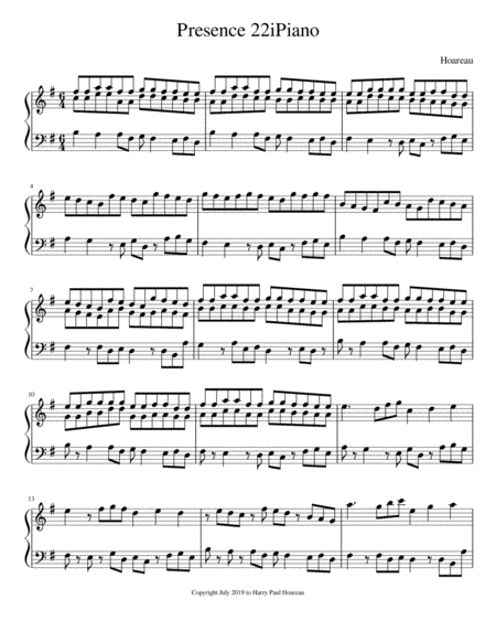 Presence 22i Piano