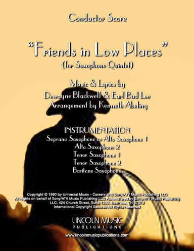 Friends In Low Places (arr. Kenneth Abeling)