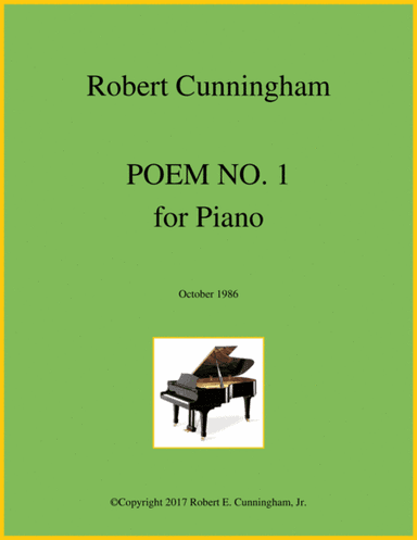 Poem No. 1 for Piano
