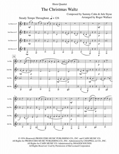 The Christmas Waltz (arr. Roger Wallace)