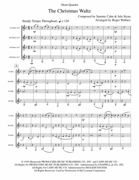 The Christmas Waltz (arr. Roger Wallace)