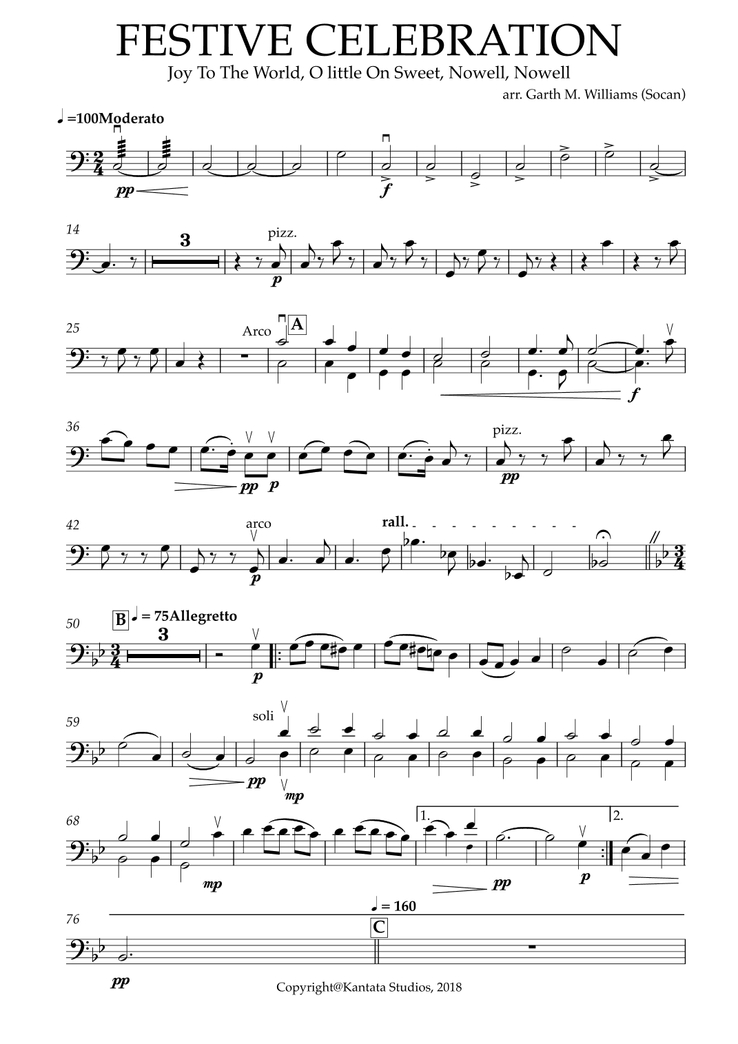 FESTIVE CELEBRATION (arr. Garth M. Williams (Socan))