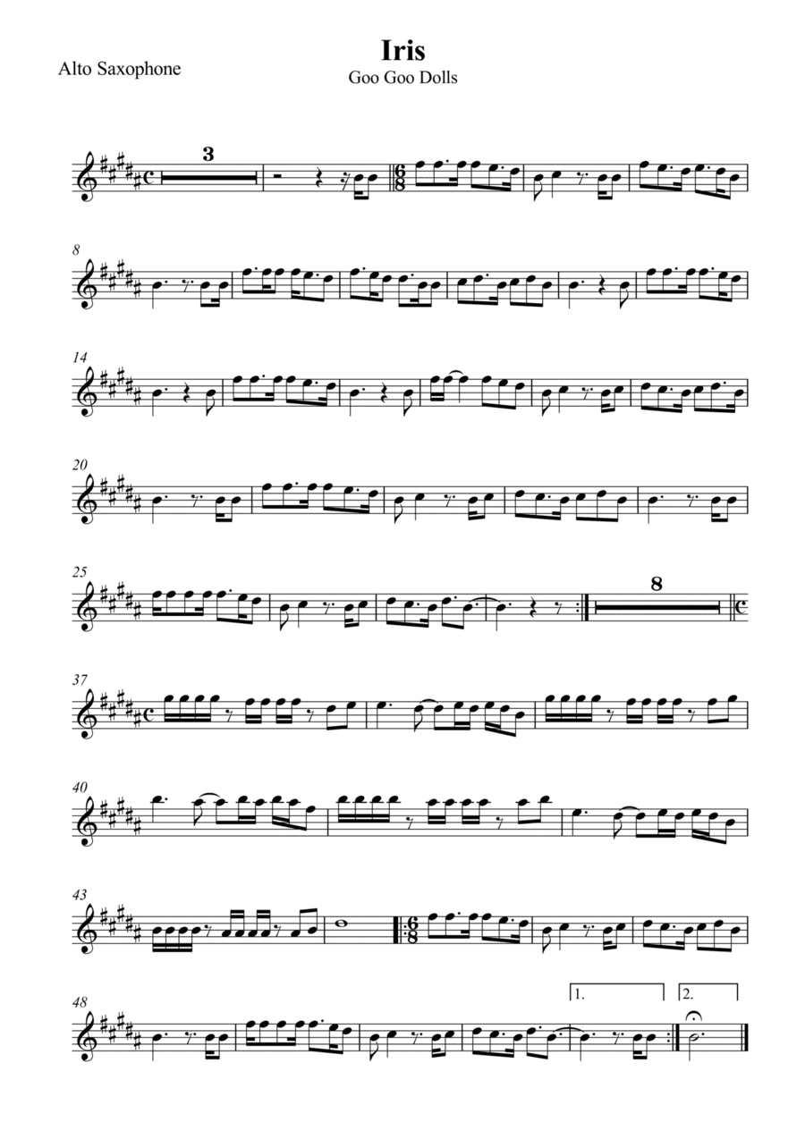 Iris (arr. Wesley S. SIlva)