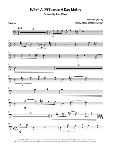 What A Diff'rence A Day Made (arr. David Lartey)