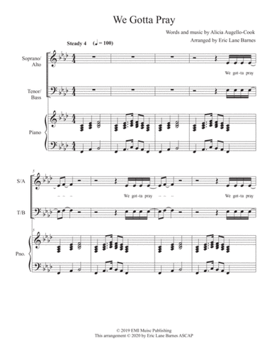 We Gotta Pray (arr. Eric Lane Barnes)