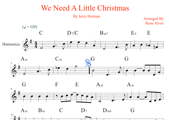 We Need A Little Christmas (arr. Rene Alves)