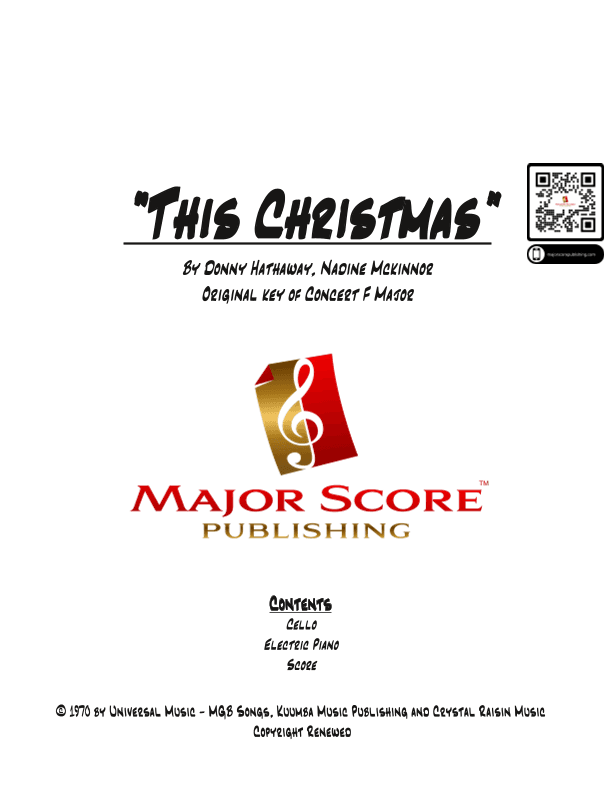 This Christmas (arr. MAJOR SCORE PUBLISHING TM.)