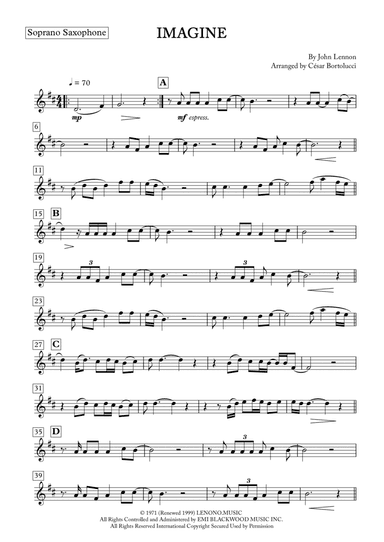 Imagine (arr. ACT Bortolucci)