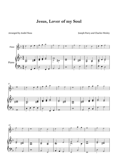 Jesus, Lover of my Soul (arr. André Nusa)