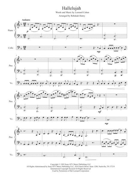 Hallelujah (arr. Rebekah Henry)