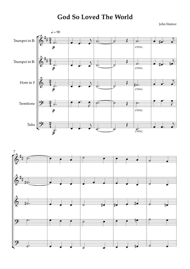 God So Loved The World (arr. Karen Gueiros)