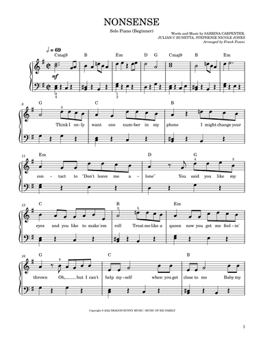 Nonsense (arr. Frank Pisani)