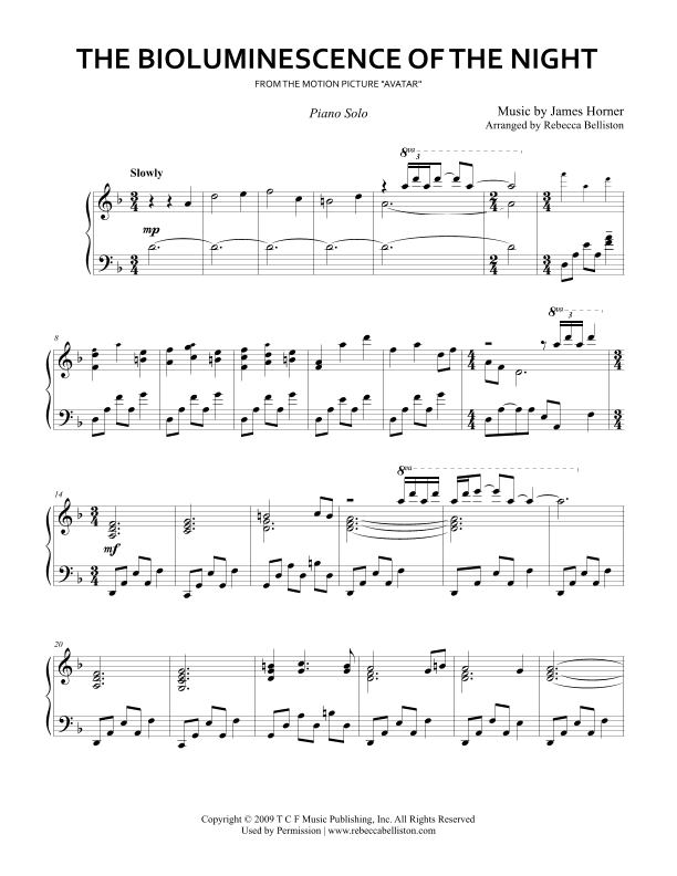 The Bioluminescence Of The Night (arr. Rebecca Belliston)