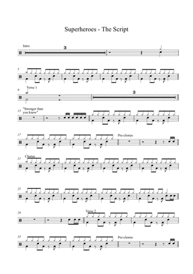 Superheroes (arr. Mark Gilyead)