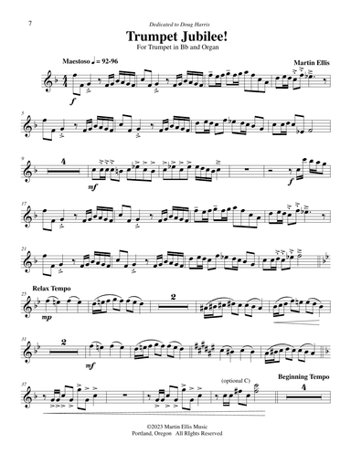 Trumpet Jubilee! (Optional trumpet in Bb part)