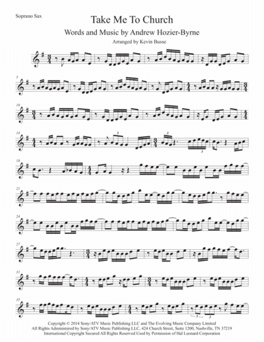 Take Me To Church (arr. Kevin Busse)
