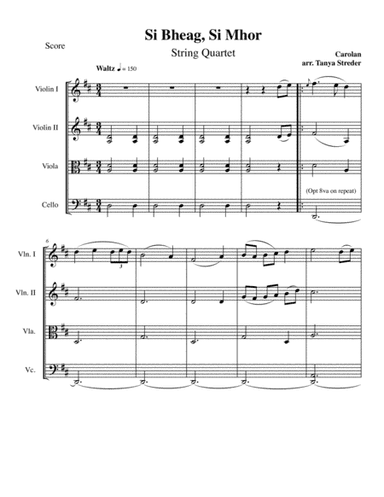Si Bheag Si Mhor (arr. Tanya Streder)