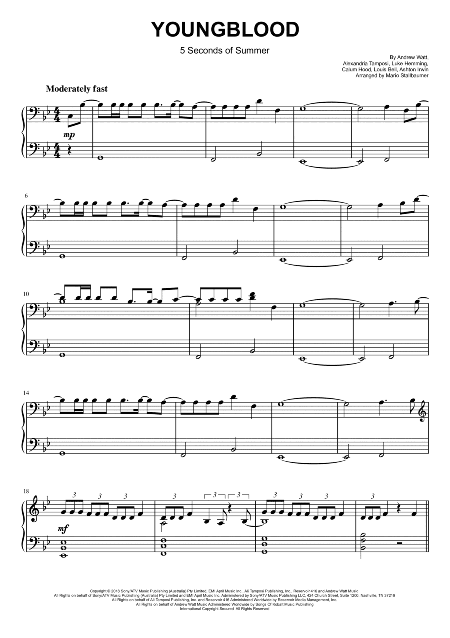 Youngblood (arr. Mario Stallbaumer)