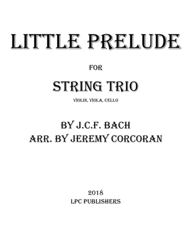 Little Prelude for String Trio (arr. Jeremy Corcoran)