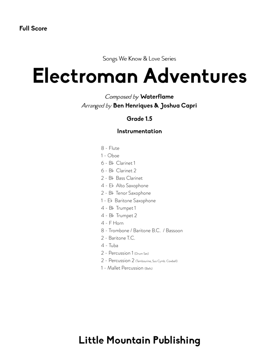 Electroman (arr. Ben Henriques, Joshua Capri)