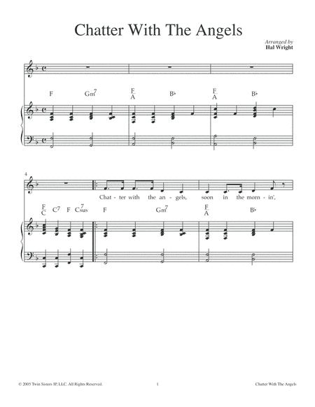 Chatter With The Angels (arr. Hal Wright)