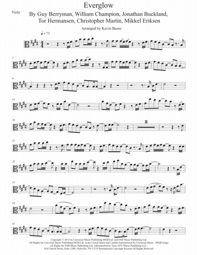 Everglow (arr. Kevin Busse)