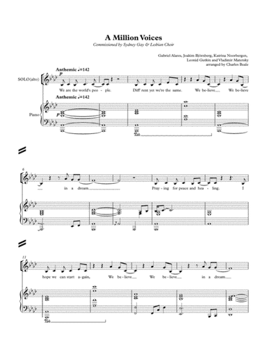 A Million Voices (arr. Charles Beale)