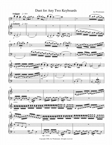 Duet for any Two Keyboards