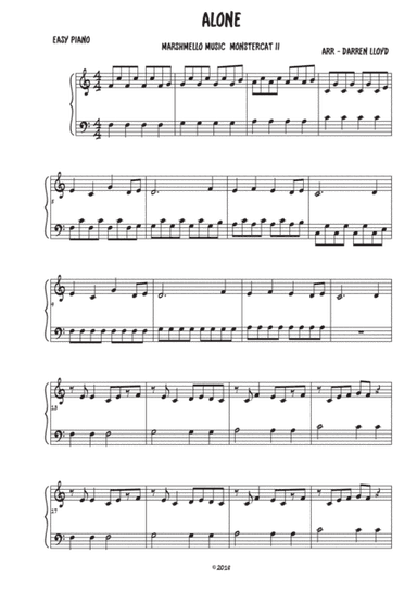 Alone (arr. Darren Lloyd)