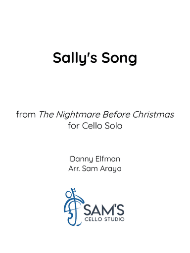 Sally's Song (arr. Sam Araya)