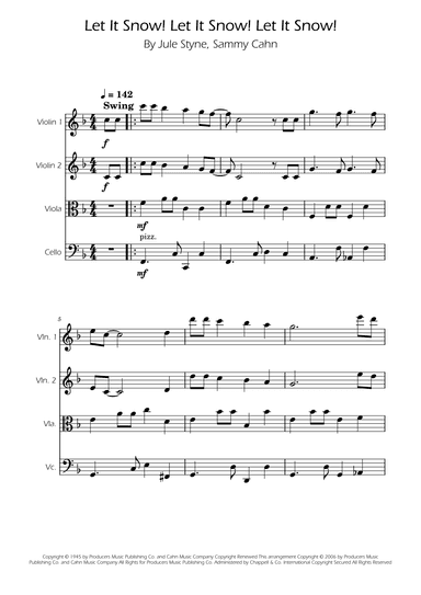 Let It Snow! Let It Snow! Let It Snow! (arr. Ygor Nunes)