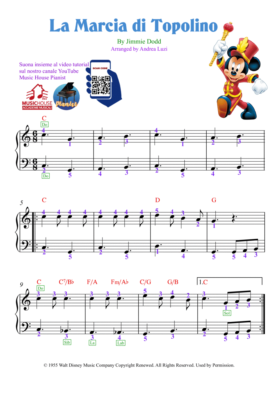 Mickey Mouse March (arr. Andrea Luzi)