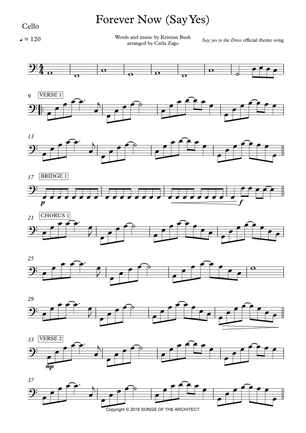 Forever Now (say Yes) (arr. Carla Zago)