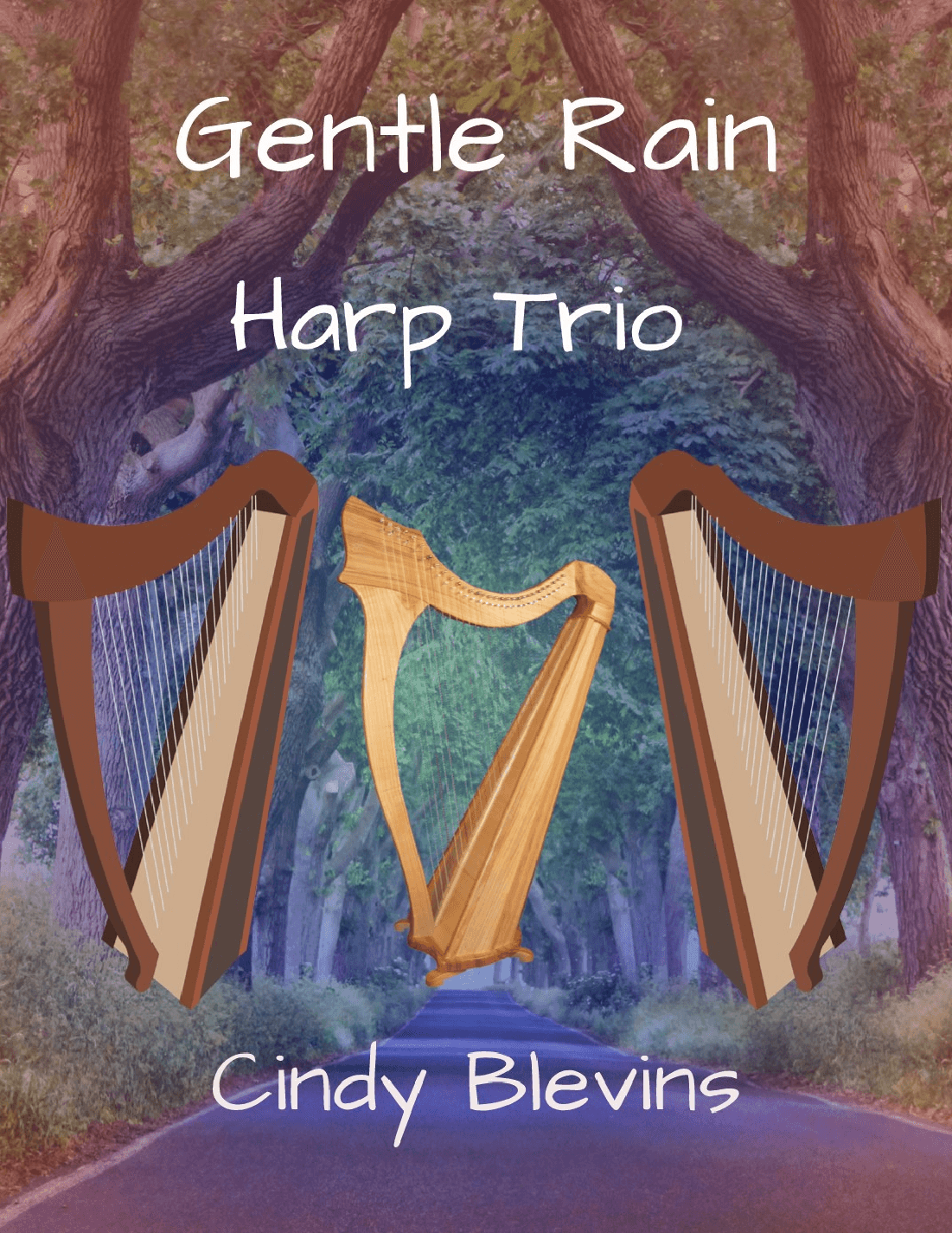 Gentle Rain, for Harp Trio