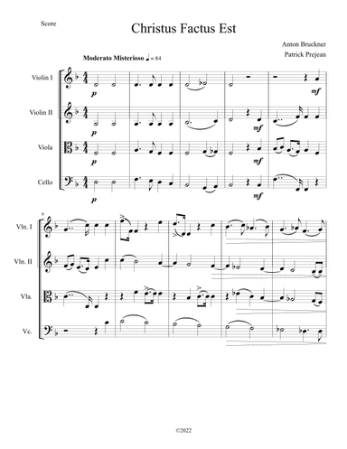 Christus Factus Est (arr. Patrick Prejean)