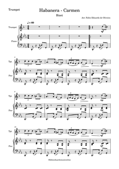Habanera - Carmen (arr. Fabio Eduardo de Oliveira)