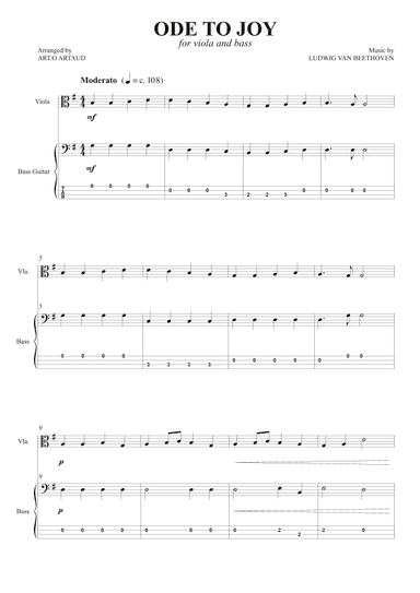 Ode to Joy (arr. Art.o Artaud)
