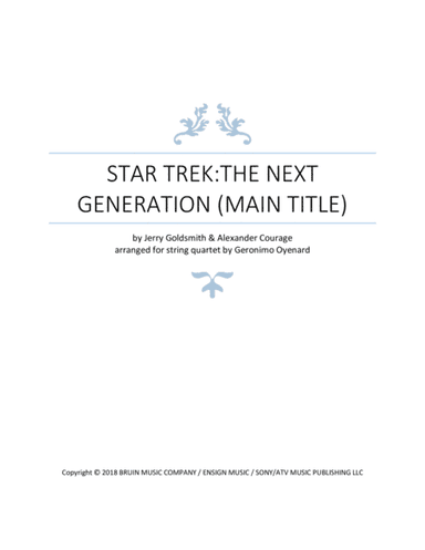 Star Trek - The Next Generation(r) (arr. Geronimo Oyenard)