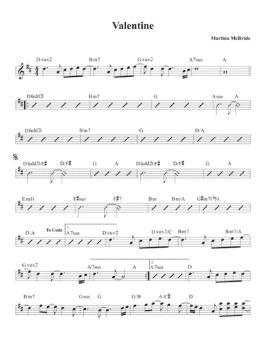 Valentine (arr. David M Fagnant)