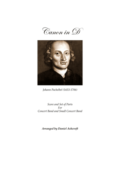 Pachelbel's Canon in D - Score and Parts (arr. Daniel Ashcroft)