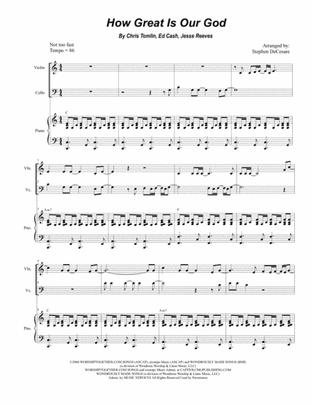 How Great Is Our God (arr. Stephen DeCesare)