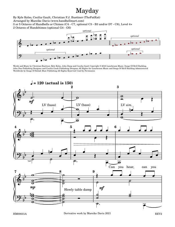 Mayday (arr. Mareike Davis)