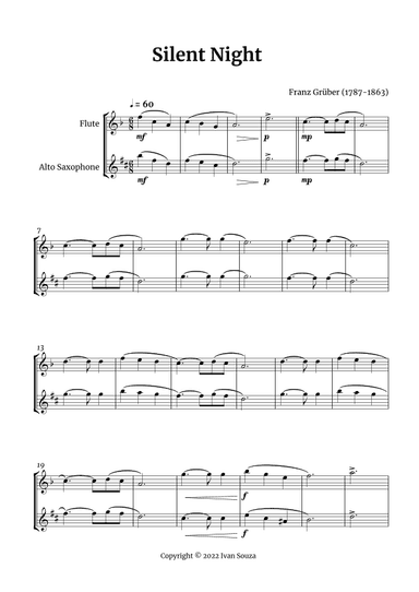 Silent Night (arr. Ivan Souza)