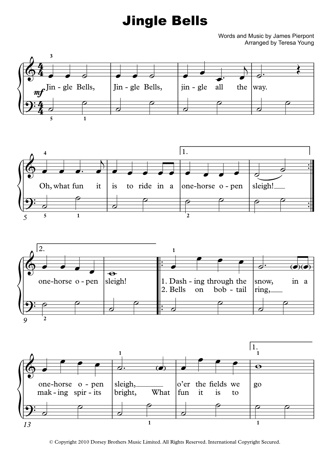Jingle Bells (arr. Teresa Young)