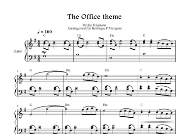The Office - Theme (arr. Henrique F Mangoni)