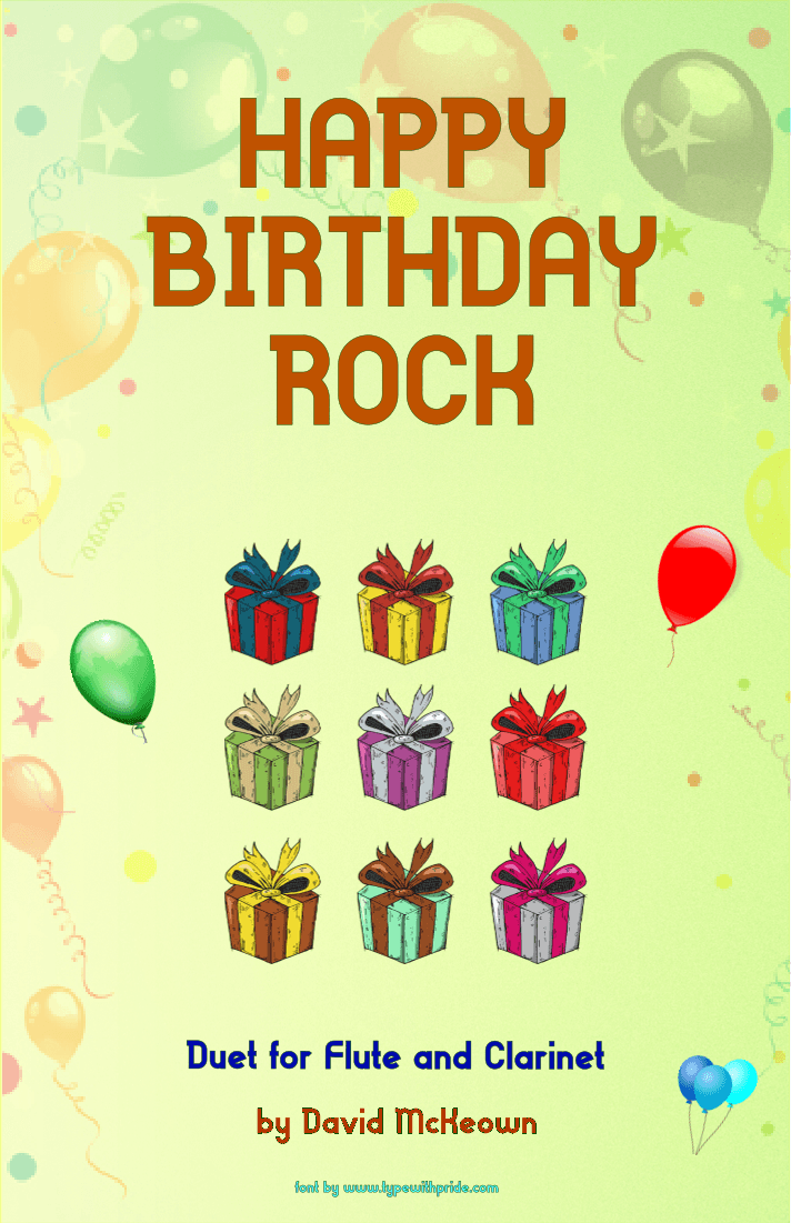 Happy Birthday Rock, for Flute and Clarinet Duet (arr. David McKeown)