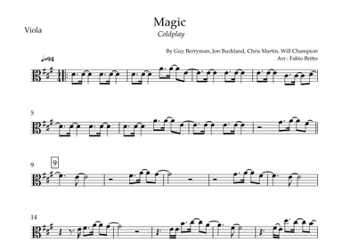 Magic (arr. Fabio Britto)